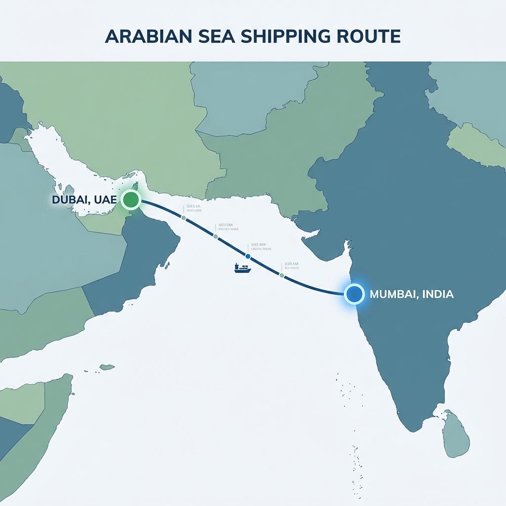 Mumbai to Dubai