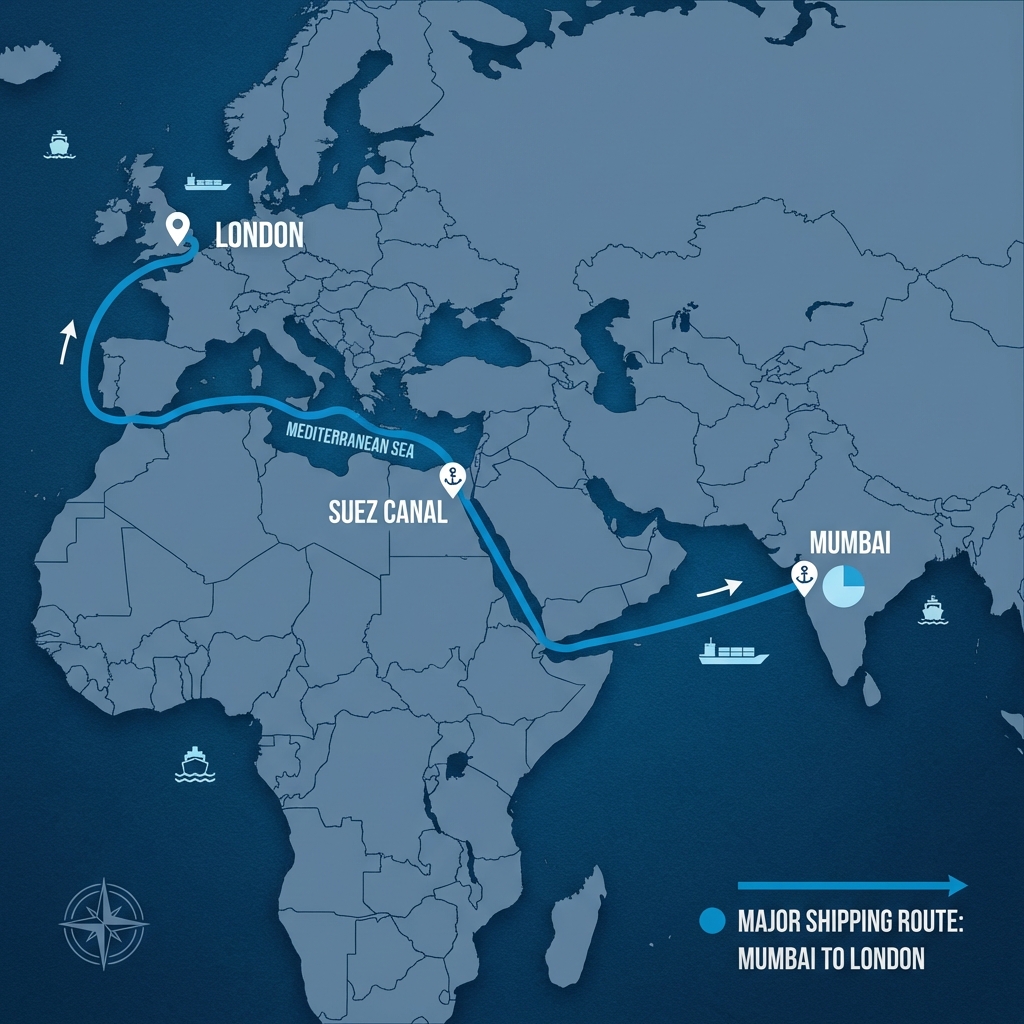 Mumbai to London
